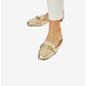 NWT Lilly Pulitzer Andi Mule SZ 6.5 gold metallic